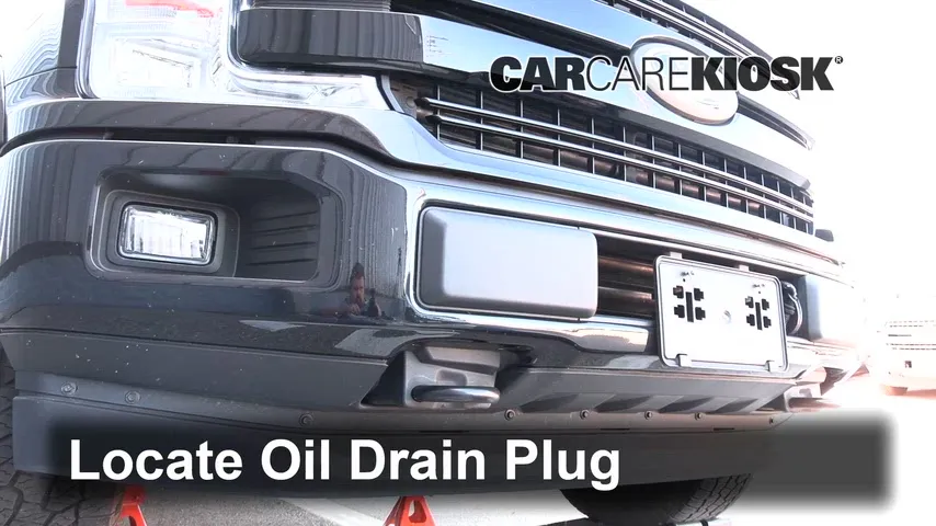 2018 Ford F-150 XLT 3.0L V6 Turbo Diesel Crew Cab Pickup Oil Change Oil and Oil Filter